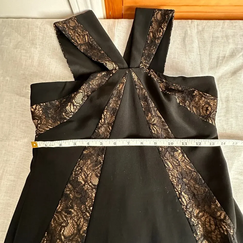 Adrianna Papell Dress Black Lace - Picture 11 of 11